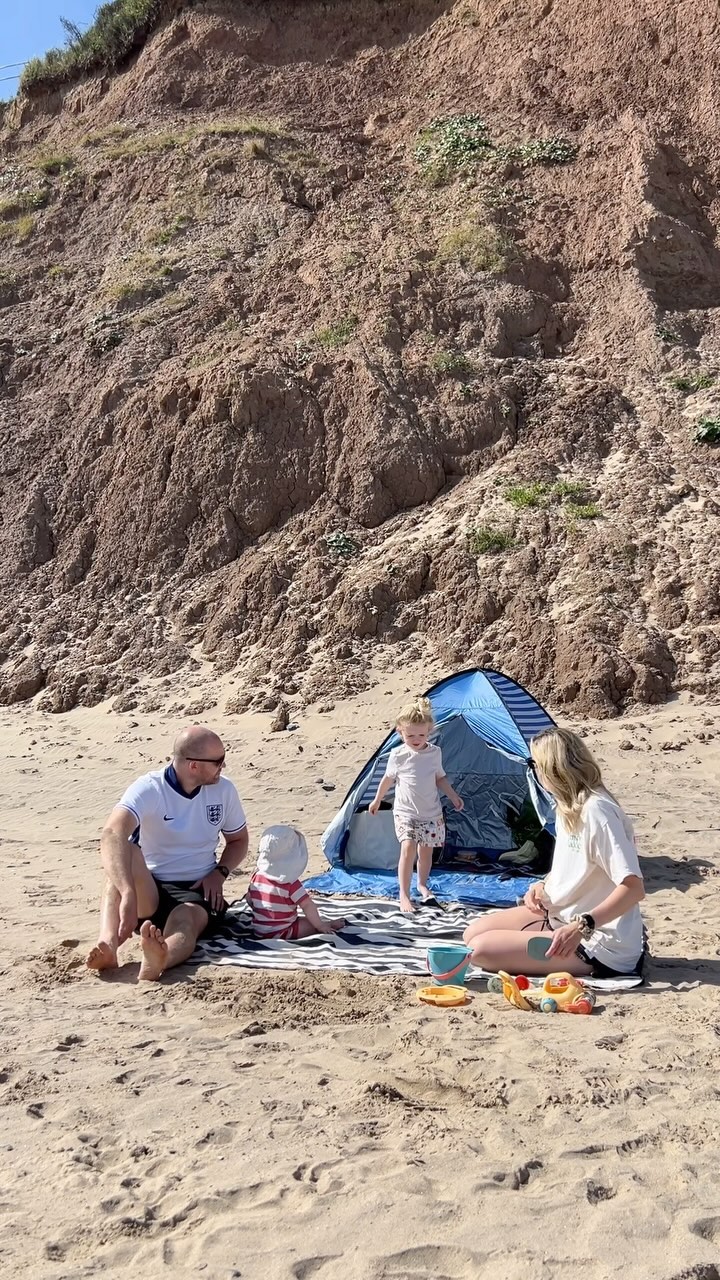 A beach day at my favourite place, actually the place of our first date and now we are back with both of our babies, life is crazy 🥹 
Growing up I lived on a house on this beach front. So this was my back garden for about 8 years, how luckyyyy 🌊 
Also Jesses first time in the sea and it was a hit. 

#beachday #hunmanbygap #secludedbeach #familybeachday #sandcastles #seaswimming #theyorkshirelifestyle #yorkshire #northyorkshire #familyday #summeractivity #thingstodowithkids #familyactivities #kidsactivities #mumhack #summer #yorkshirevillage #theyorkshirelifestyle #travel #unitedkingdon #uktravel #northyorkshire